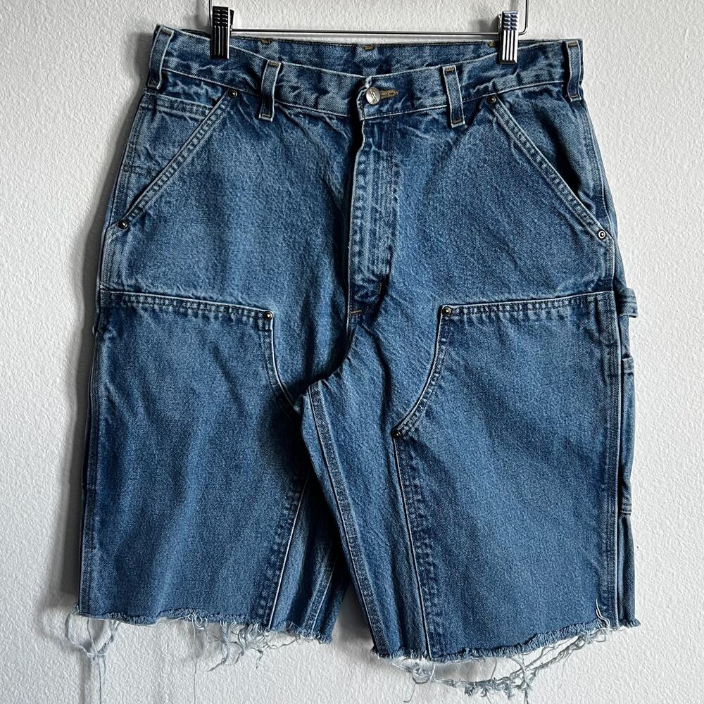 Carhartt denim double knee work wear carpenter shorts